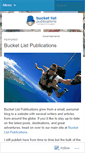 Mobile Screenshot of bucketlistpublications.org